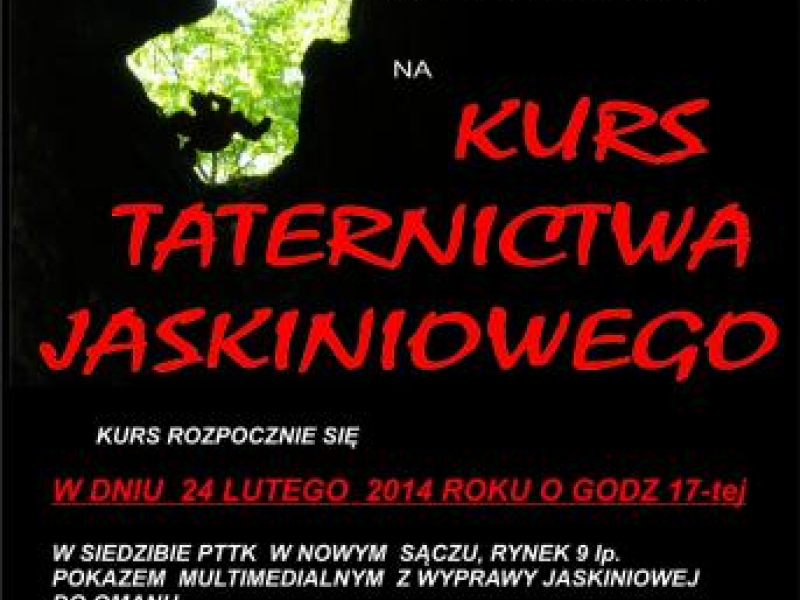 Nowy kurs jaskiniowy